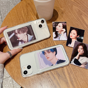 批发优质tpu，带卡袋透明外壳，适用于iphone x xr xs max 13，适用于iphone 12，带卡存储的外壳 - Product Image 4