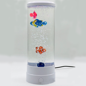 高品質デザイン12インチ<span class=keywords><strong>LED</strong></span>色変更水槽クラゲワイヤレスデスクランプ水槽