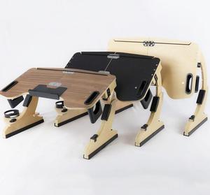 可调木床电脑桌笔记本电脑支架可折叠懒人宿舍学习桌 - Product Image 4