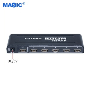 Audio <strong>Video</strong> Equipments Custom Logo 4k 30hz 1080P HDMI Switcher <strong>5</strong> in <strong>1</strong> Out HDMI <strong>Switch</strong> 4k with Remote Control - Product Image 5