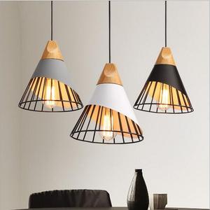 <span class=keywords><strong>Led</strong></span>北欧高級木製鉄ペンダントシャンデリアシーリングライトダイニングルームレストランキッチンレセプションベッドルームホテル