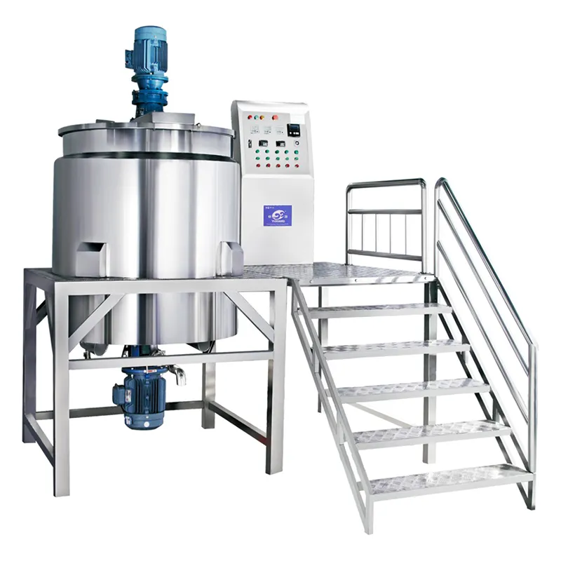 Combinatie Zeep Maken Machine, Cosmetische Emulsie Mixer, Hoge Snelheid Homogenisator, Vacuüm Emulgator Mixer