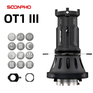 SOONPHO OT1 PRO III สนู๊ตออปติคัลระดับมืออาชีพสําหรับไฟ LED พร้อมที่ยึด Bowens และสนู๊ตออปติคัลเลนส์ 20 องศา - Product Image 6