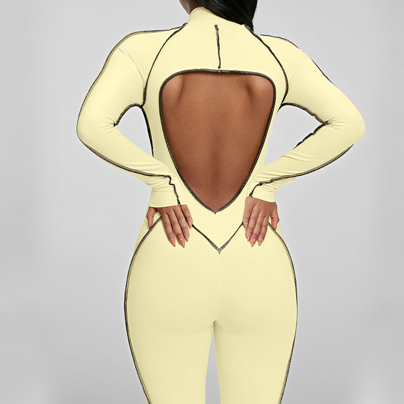 Long Sleeve Backless_Lemonade