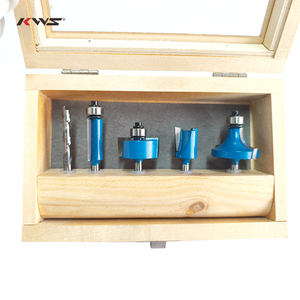用于中密度纤维板数控1/2 "柄的KWS硬质合金尖端Tct直刳刨机钻头组 - Product Image 3