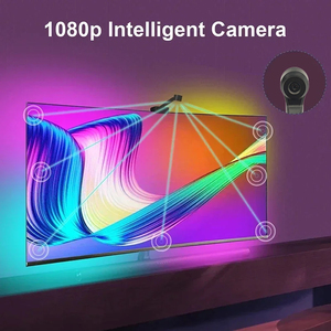 3,8 M 5M Smart App Fernbedienung Bildschirm anzeige Farben Synchron isierter TV-Hintergrund beleuchtungs streifen mit Kamera