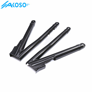 Akoso 100% 3K sợi carbon xe máy dưới ghế cơ thể khung bìa cho Yamaha MT09 fz09 2021- 2024 - Product Image 2