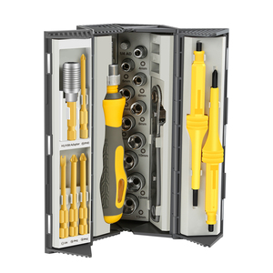 High Quality <strong>33</strong> in <strong>1</strong> Portable Ratchet Screwdriver Set Multi-function Professional Repair <strong>Tool</strong> <strong>Kit</strong> for Computer and Furniture - Product Image 2