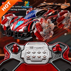 KW nuevo coche de Control remoto de 2,4 GHz con luces Led música Rc juguetes 2 modos de Control juguete todos los terrenos Rc Auto Spray RC Drift Car - Product Image 4