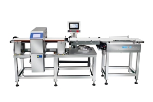 Máquina de detección y pesaje de metales Un dispositivo que integra dos funciones de detección y pesaje de metales - Product Image 3