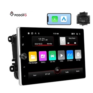 Podofo 10,4 ''Android 2 + 64G rotación automática Radio de coche CarPlay/Android Auto/GPS/WiFi/RDS para VW/PASSAT/SKODA/POLO/OCTAVIA/GOLF - Product Image 1