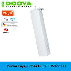 Dooya T11 Tuya Zigbee電気スマートカーテンモーターRF433リモートコントロールエンジンサポート音声制御Alexa Googleアシスタント