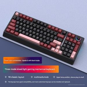 HJSDZHI H98三色机械键盘无线2.4G蓝牙三模DIY键盘 - Product Image 3