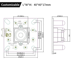 Módulo de cámara USB Luz negra UVC OTG 2MP 30fps Placa PCB H.264 HD 1080P Módulo de cámara de máquina ATM - Product Image 5