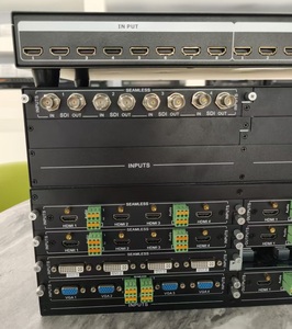 Matriz híbrida HD de 16 entradas y 16 salidas de fábrica para control de sistema de videoconferencia HD Conmutador de matriz profesional para sistema de video