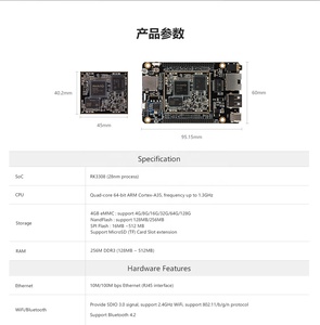 <strong>Linux</strong> SoM Quad-core 64-bit <strong>Cortex</strong>-A35 Intelligent IoT Voice Recognition <strong>Linux</strong> Open Source SDK SoM Core Board Development Board - Product Image 6