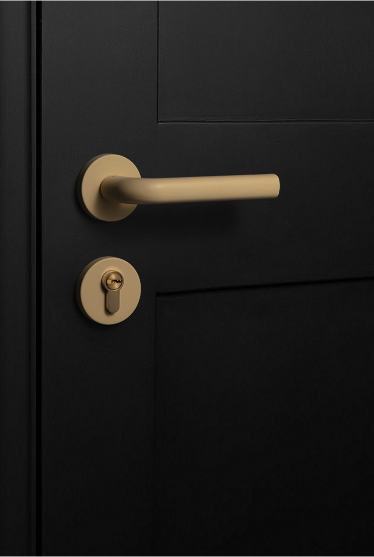 EADER Door handle Morandi pink design door handle fashion minimalist art door handle set