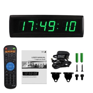 Display a LED personalizzato in fabbrica orologio elettronico a 12/24 ore da 1.8 pollici numeri per uso interno Timer digitale per conto alla rovescia - Product Image 3