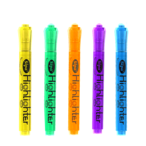Sipa SH891 ad alta capacità scalpello pennino effetto fluorescente colorato ufficio studente pennarello evidenziatore penna per uso scolastico e in ufficio - Product Image 1