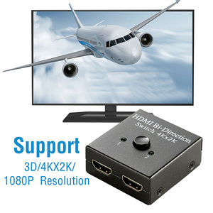 Oonjiey-herramienta idireccional para monitor HD, 4K HDwitwitwit2 2 2x1 o 1x2 Hwitwitwitwitwitwitwitcher 2 Inputs 1 ututput