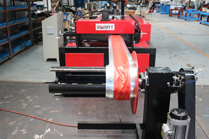 MYT Ventilation Air <strong>Flex</strong> Duct Connector Machine Flexible Connector Roll Forming Machine HVAC Systems Dust <strong>Extraction</strong> - Product Image 4