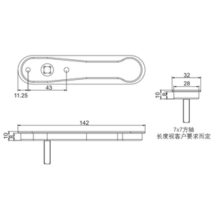 Foshan Factory Zamak Zinc Alloy Interior Hidden Invisible UPVC <strong>Window</strong> <strong>Pop</strong> <strong>Up</strong> <strong>Handles</strong> - Product Image 2
