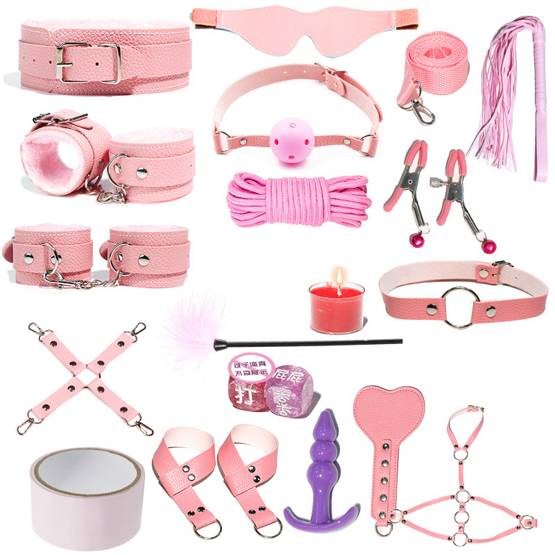 18pcs Pink Bondage Kit