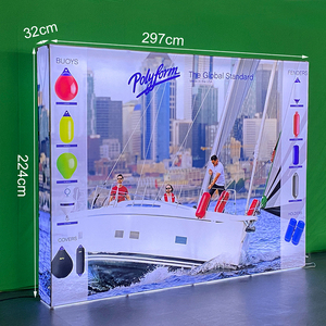 A-NEW Portable Aluminum <strong>Frame</strong> Led SEG Fabric Backdrop <strong>Display</strong> Stand Pop up Backlit Light Box Sexy <strong>Modular</strong> <strong>Display</strong> for Trade Show - Product Image 4