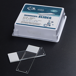 Portaobjetos de microscopio de vidrio silanizado adhesivo prelimpiado de Laboratorio de Investigación Química - Product Image 2