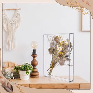 Tùy chỉnh hiện đại Tabletop Acrylic hiển thị trường hợp Acrylic Bóng hộp khung cho thủ công mỹ nghệ nghệ thuật làm việc hoa - Product Image 6