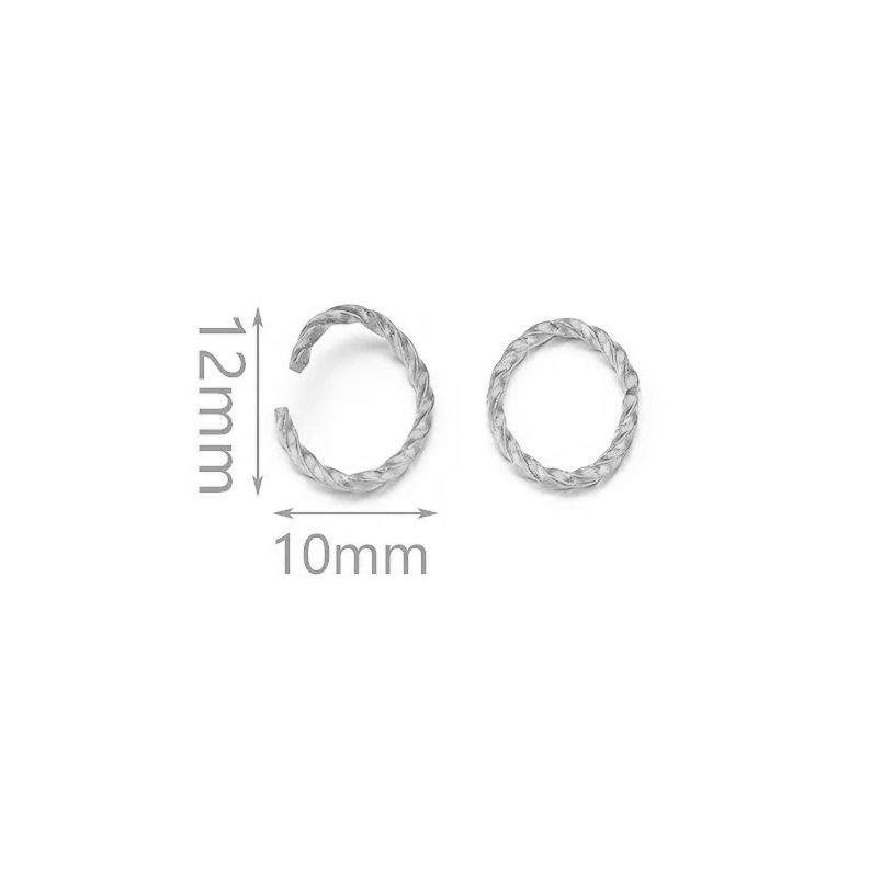 Oval - Steel silver Color