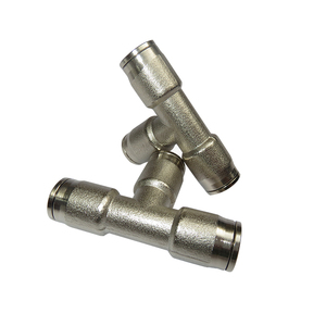 Taiwan Mist Fog <strong>Tee</strong> Elbow Quick Connector 3/8&quot; Slip Lock for Cooling and Humidification - Product Image 5