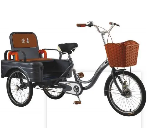 Трехколесная велосипедная педаль для взрослых с переменной скоростью для пассажиров и грузов