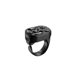 Bluetooth parmak telefon için şık ABS halka uzaktan kumanda Selfie zamanlayıcı USB şarj edilebilir sayfa Turner uzaktan kumanda - Product Image 1