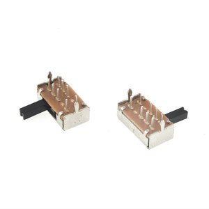สวิตช์สไลด์ SK23D07 DP3T แนวนอนด้านข้าง8-Pin 3-Position สวิตช์สลับสไลด์ - Product Image 1