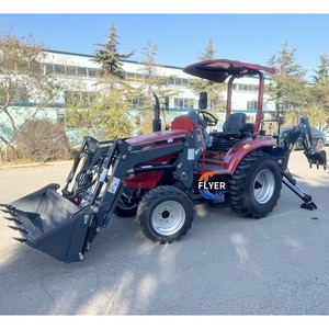 中国低价50HP 4WD小型微型农用拖拉机，带前端装载机，用于农业活动 - Product Image 3