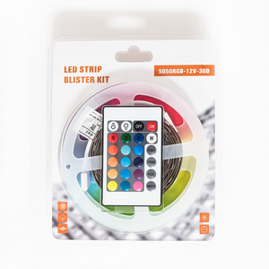 ชุดไฟเส้น LED 5V/12V/24V CCT RGB rgbww rgbww แบบเต็มรูปแบบพร้อมรีโมทคอนโทรล5050 2835ซังข้าวโพด30/60D - Product Image 1