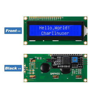 LCD1602 1602 <strong>LCD</strong> Module Blue Yellow Green Screen 16x2 Character <strong>LCD</strong> <strong>Display</strong> PCF8574T PCF8574 IIC <strong>I2C</strong> <strong>Interface</strong> 5V - Product Image 4