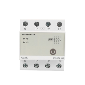 Geya GTS8-W 4P 63A CE DIN ราง220V อนุมัติ AC สวิตช์จับเวลาแบบดิจิตอลโปรแกรมได้ทุกวันสวิตช์ตั้งเวลา - Product Image 1