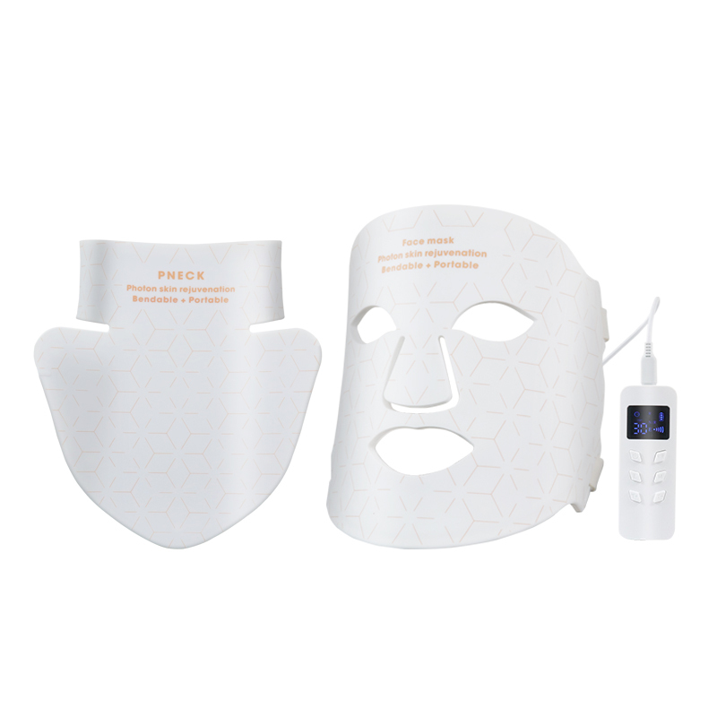 Masque blanc + cou