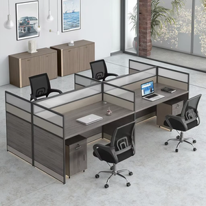 Modern Office Partition <strong>Table</strong> Screen Multi-Staff Multi-Person <strong>Computer</strong> Desk Desk Chair Combination <strong>for</strong> Work Place Office - Product Image 2