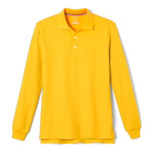 定制新产品皮克马球校服男童长袖衬衫标准哈士奇 - Product Image 4