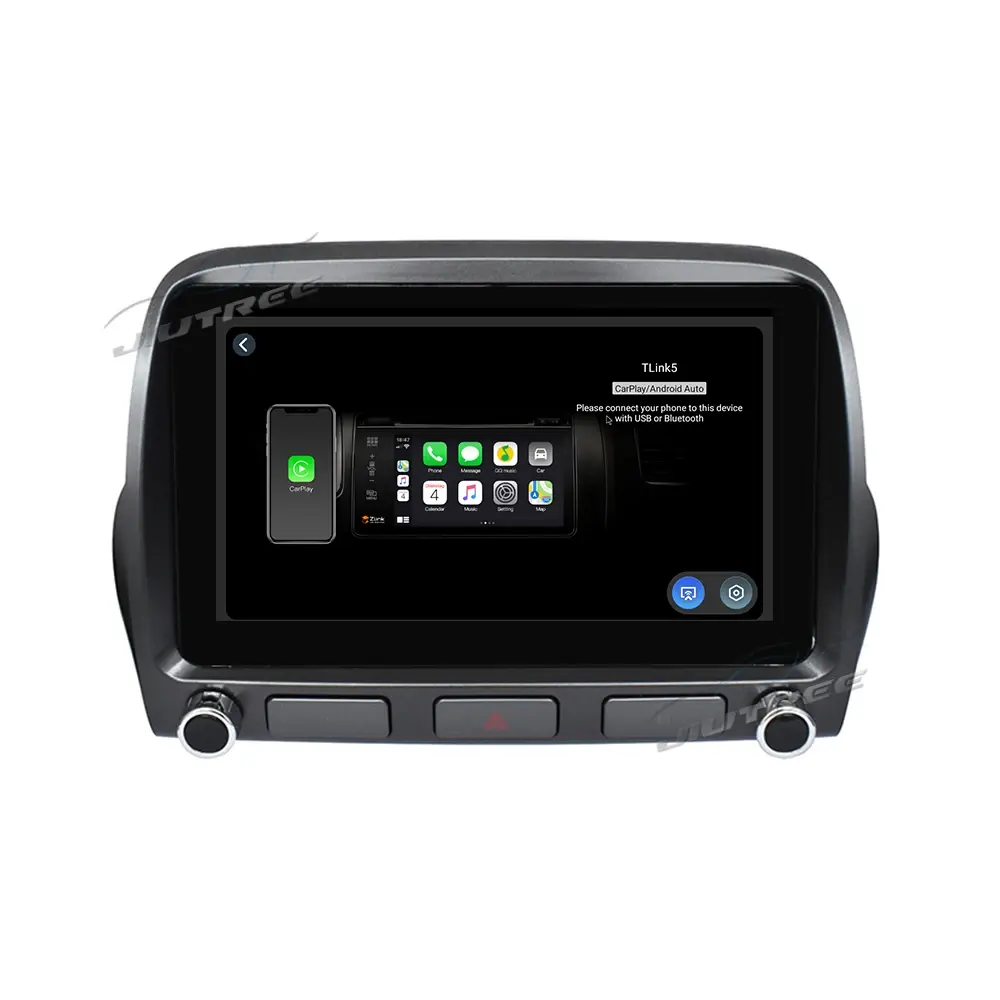 128GB araba radyo DVD OYNATICI GPS navigasyon kafa ünitesi için Chevrolet Camaro 2010 2011 2012 2013 2014 2015 2 Din araba Stereo alıcı