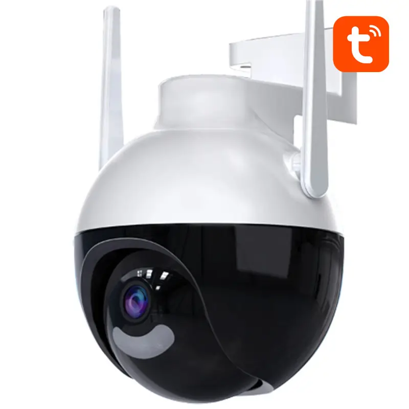 Tuya 2K 4K 8MP PTZ IP 5xZoom人間検出ビデオ監視WiFi屋外カラーナイトビジョンセキュリティ保護カメラ