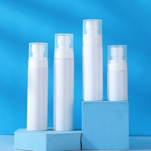 40ml 50ml 60ml 80ml bottiglia di plastica vuota di lozione contenitore bianco per la cura della pelle per la crema