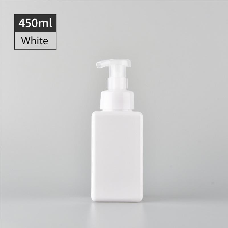 ขวดสีขาว + ปั๊มโปร่งใส