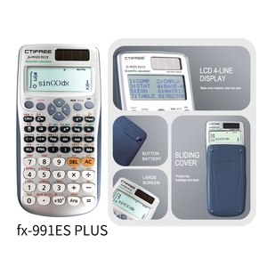 Calculadora para estudiante, FC-82MS Cientifica, calculadora científica de escritorio para fx-991 - Product Image 3