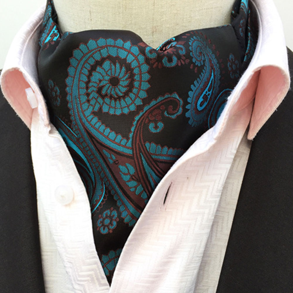 Black Teal Paisley