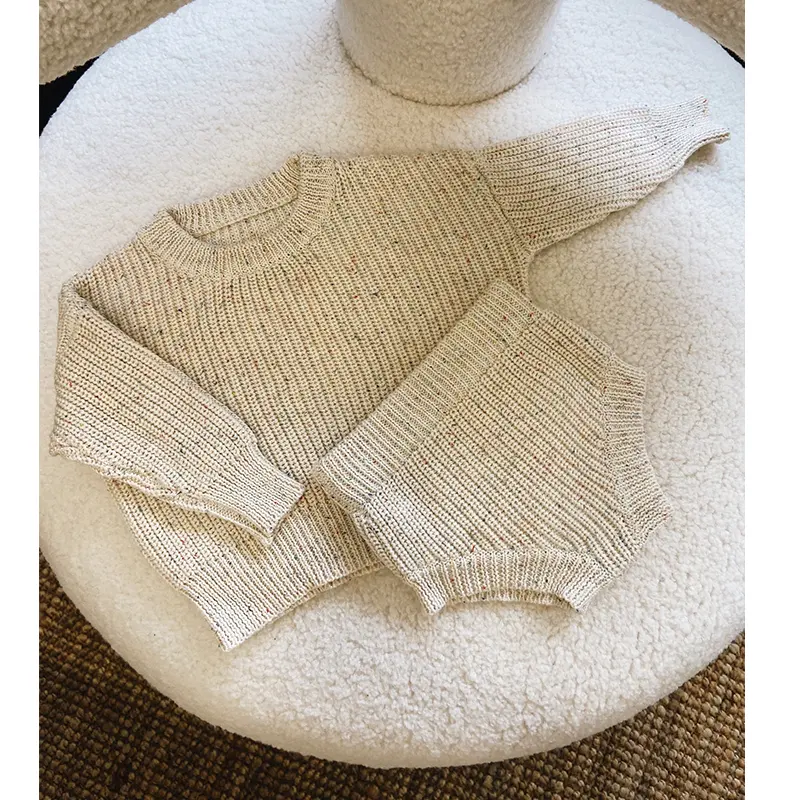 Camisola de malha 100% algodão orgânico, para criança e bebê