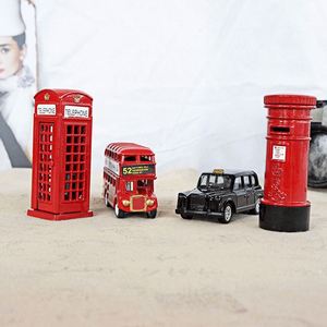 定制乡村城市雕像，工艺品3d金属微型建筑模型旅游纪念品/